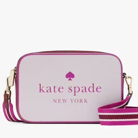 🔹️Kate Spade 🔹️Oh Snap Colorblock Mini Camera Bag lilac moon ✨️💜 - Picture 1 of 8